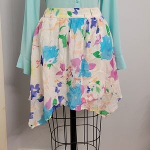 Yumi Kim Silk Floral Skirt Size XS